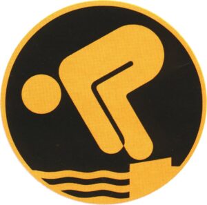 Symbol für Rettungsschwimmer oder Schwimmsicherheit