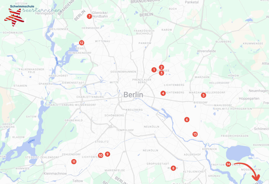 seesternchen karte mit frankfurt